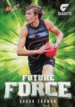 2024 Select AFL Footy Stars - Future Force Green #FFG37 Aaron Cadman Front